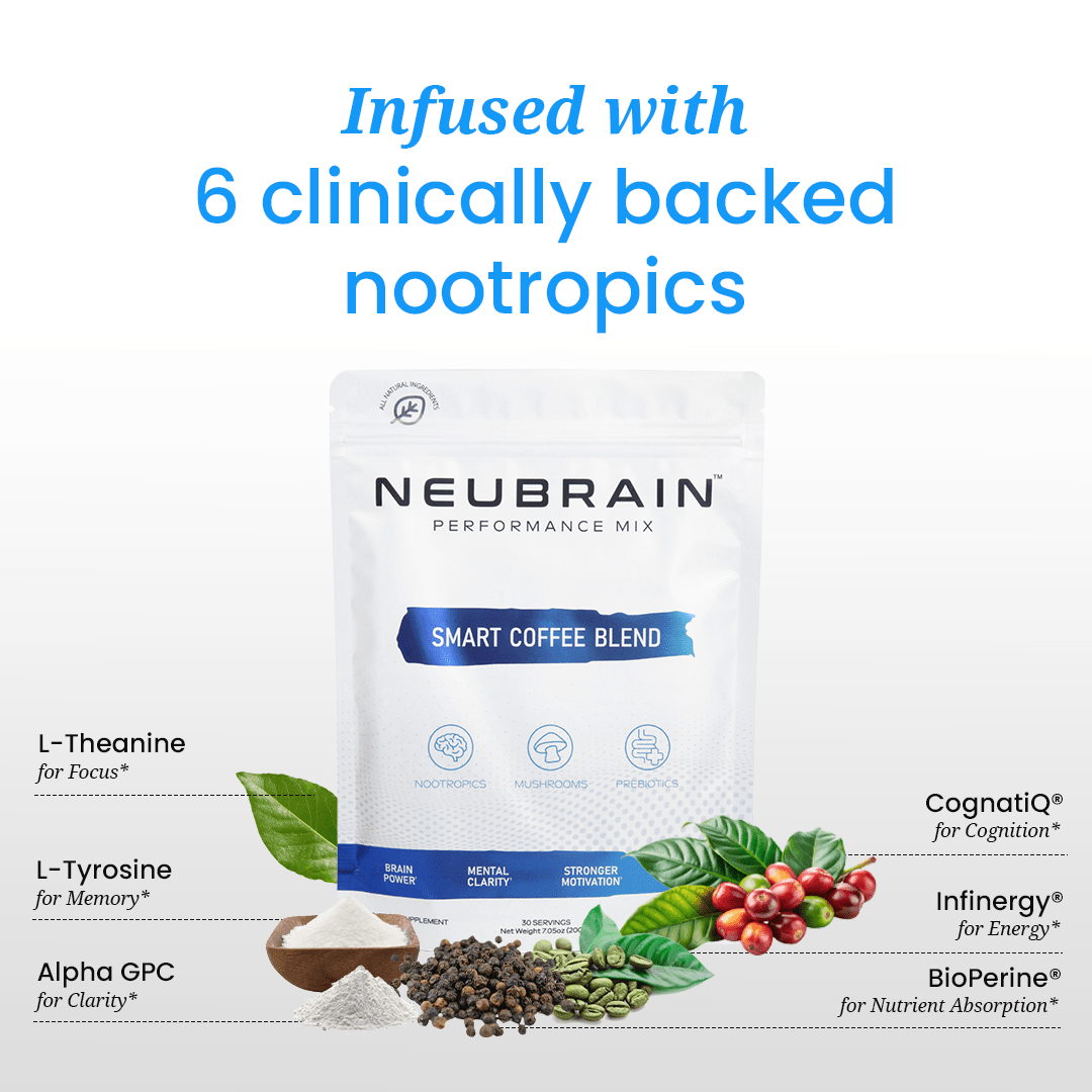 Neubrain Smart Coffee - (1 Month Supply) - NEUBRAIN