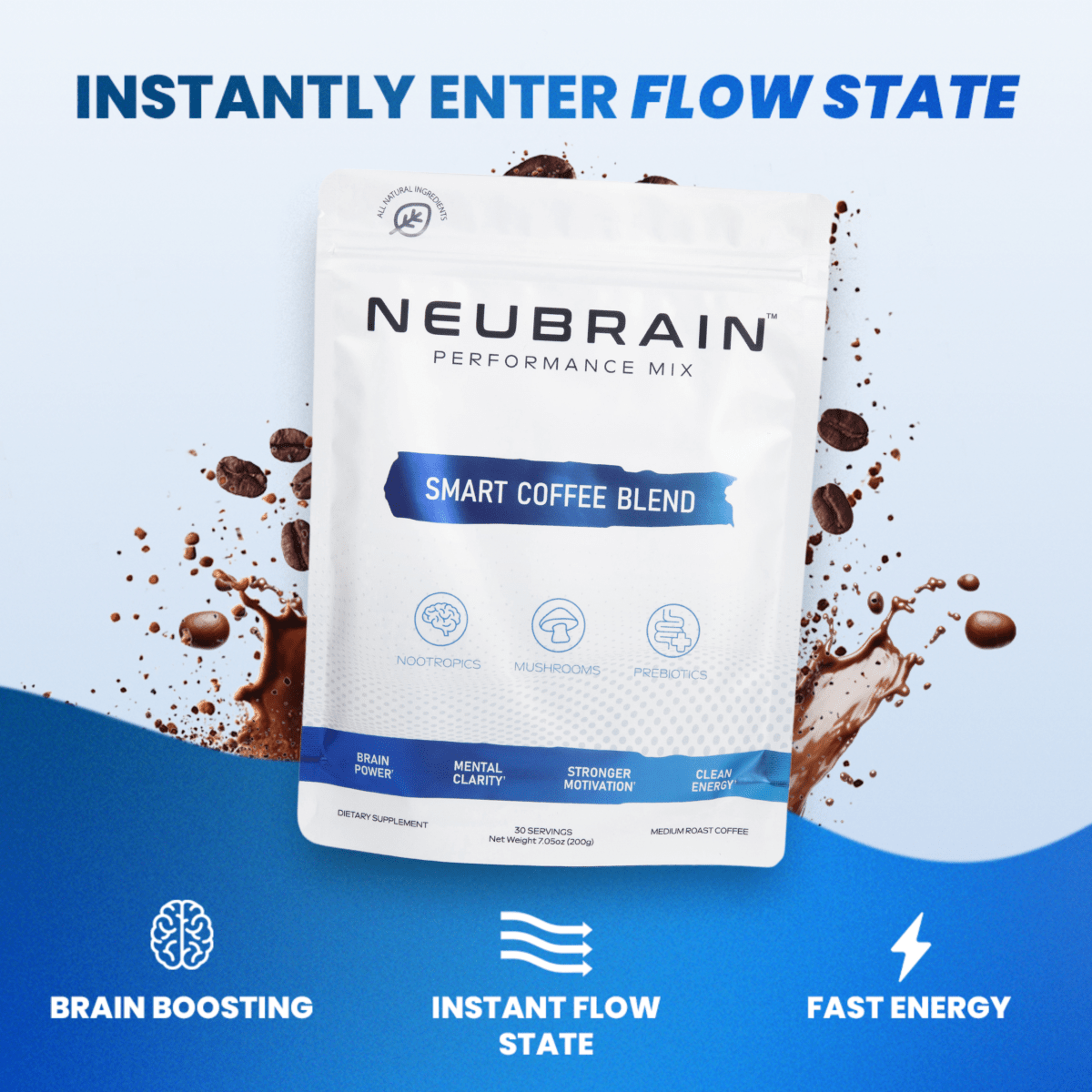 Neubrain Smart Coffee - (1 Month Supply) - NEUBRAIN